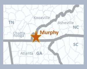 Murphy, NC Map